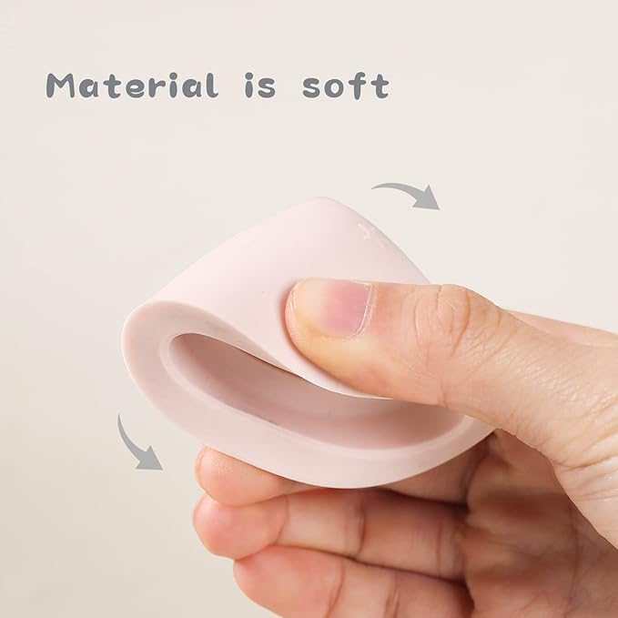 Silicone Rocket Stacking Toy - Space Rocket Toy - Baby Teething Toys -Early Learning Stacking Tower Educational Learning Stacking Toys Nesting Toy for Early Educational for Infants (Blue)