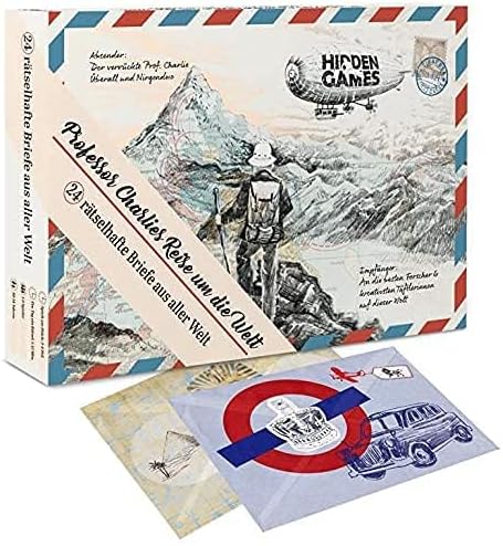 Hidden Games - Professor Charlie's World Tour - EIN Rätselspiel in 24 Episodes (English Edition)