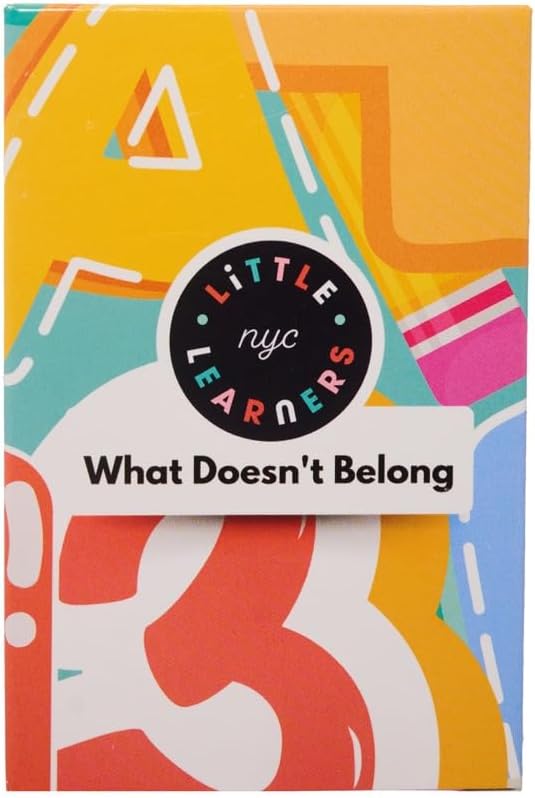 What Doesn't Belong? Educational Card Game for Kids – Fun Logic & Critical Thinking Game for Preschool & Kindergarten – Speech Therapy, Homeschool & Classroom Learning Activity