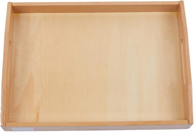 Adena Montessori Toys Threading Game Colorful Lacing Wooden Shapes with Tray for 1 2 3 Years Old Baby