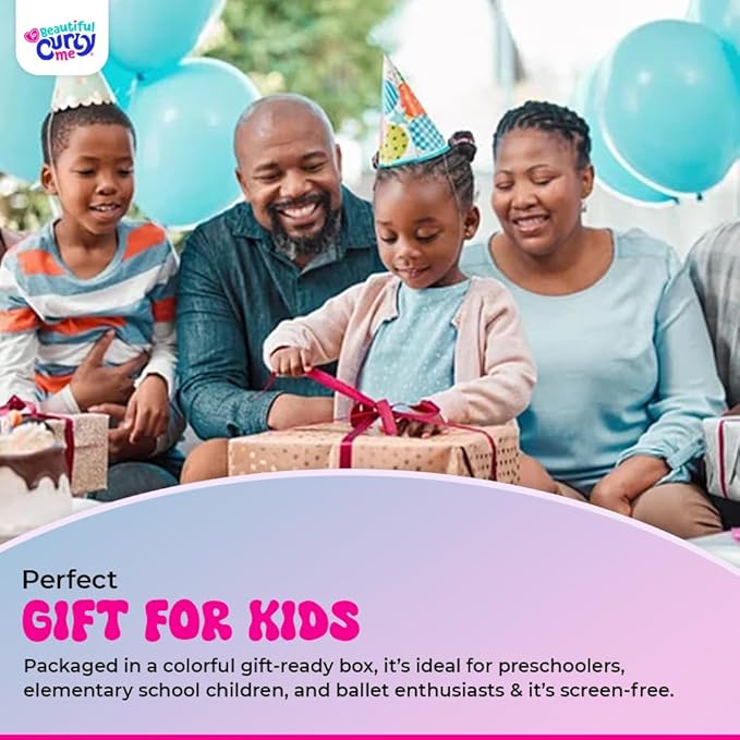 Beautiful Brown Ballet 64 Piece STEAM Jigsaw Puzzles for Kids (Ages 4–12) Educational Dance & Arts Puzzle - Diverse Ballerina Theme, Gift for Preschool & School Age Children - 19x14 Inches