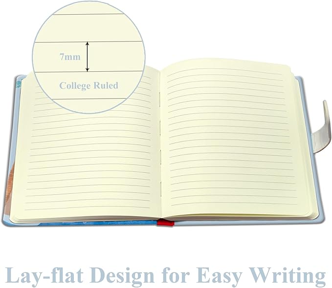Shark Journal for Boys & Girls - Gift for Kids - Diary with Pen & Magnetic Closure, 192 Pages for Writing, 5.3"x7.5" Hardcover Lined Notebook