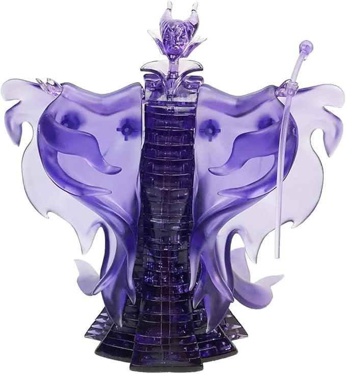 BePuzzled | Disney Maleficent Deluxe Original 3D Crystal Puzzle, Ages 12 and Up