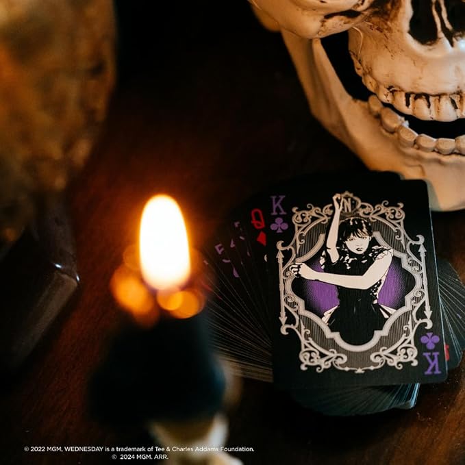 Bicycle Wednesday Addams Playing Cards, 1 Deck