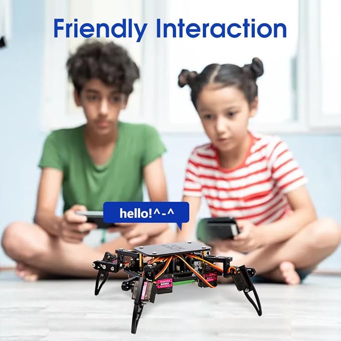 Science Kits Spider Robot Building Kit STEM Crawling Robot Gifts for Kids Boys Ages 8-12 Girls, Scientific Coding Robotic Technic Creative DIY Toys for Birthday