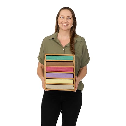 Colorations Lightweight Construction with Organizer - 1200 Sheets - 9" x 12", Assorted Colors, Bulk Arts and Crafts Supplies, Classroom Must Haves