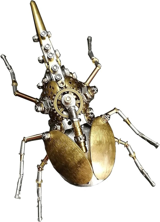 3D Metal Puzzles for Adults Steampunk Bug Sculpture Insect Clockwork 3D Steampunk Metal Puzzle Hercules Beetle Mechanical Insects Model (Aristolochia)