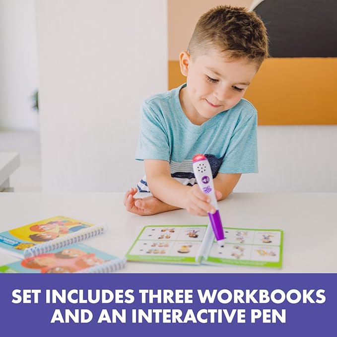 Educational Insights Hot Dots Feelings & Friendships Social Emotional Learning Workbooks, Gift for Kids Ages 3+