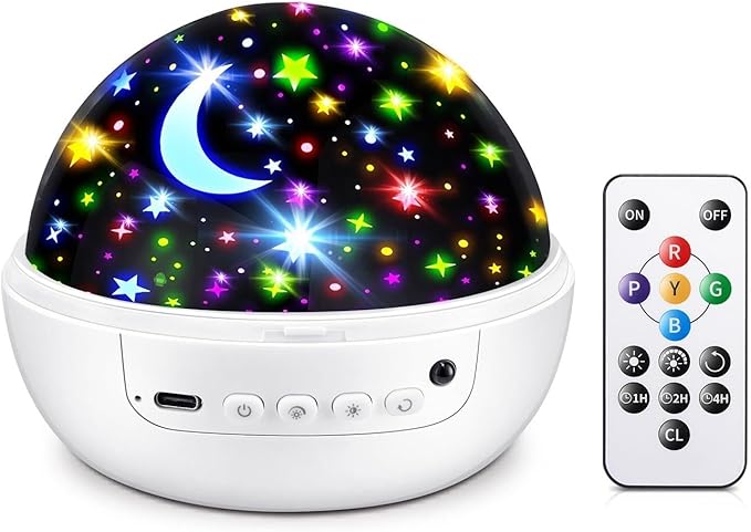 PIKOY Girl Toys, 【3 Slides+96 Projections】 Star Projector & Unicorn Toys & Princess Toy, 2-8 Year Old Girl Birthday Gift, Juguetes para Niñas, Toys for Girls 8-10, Princess Room Decor & Mermaid Toy