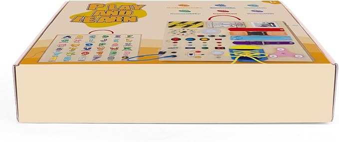 23 in 1 Busy Board Montessori Toys for Toddler and 1-3 Year Old Boys and Girls