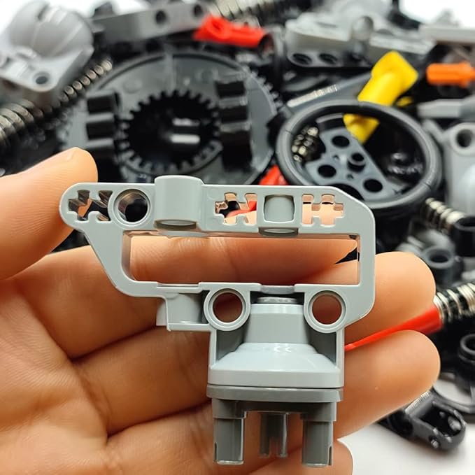 dspitwod MOC Technical Wheels Connectors Rack Gear Car Building Brick Accessories Pieces Sets STEM Learning Kits Engineering Toy Gift for Kids …