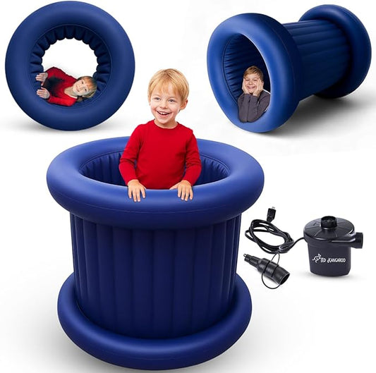 Cloudbounce™ Barrel Roll Sensory Chair for Kids – Calming Vestibular Toy | Deep Pressure | Reinforced 2025 Edition | Durable, Easy to Clean