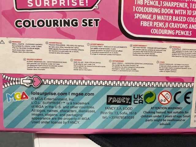 L.O.L. Surprise! Colored Pencils Art Supplies Kids Drawing Kit School Supplies Painting Kit Girls Drawing Pencils Art Kit Travel Case with Crayons Arts and Crafts for Kids 4-12 (Multicolor)