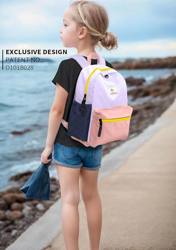 Preschool Toddler Mini Backpack For Boys & Girls - Small, Multi-Purpose School & Travel Bag, 11" H, Ages 1-3