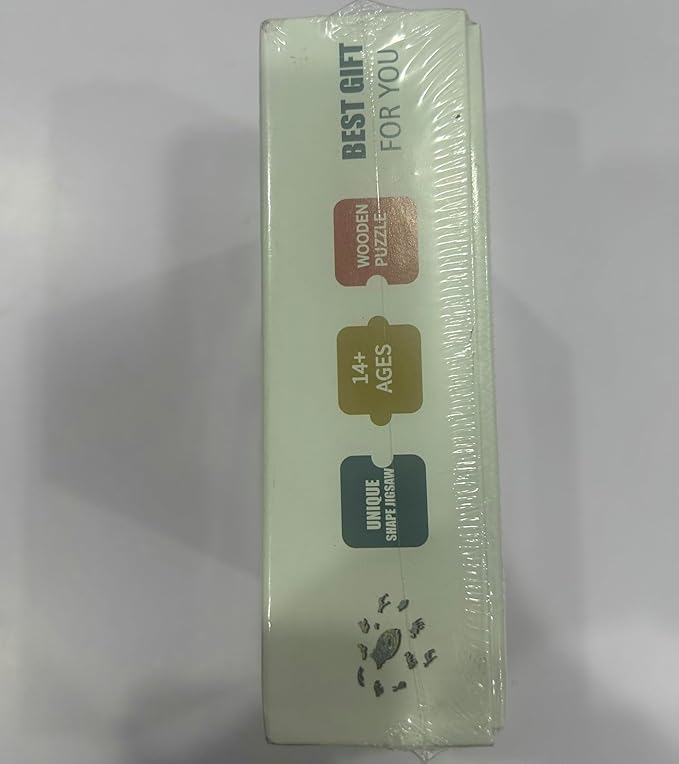 Wooden Puzzles for Adults, Unique Puzzles for Adults, Irregular Animal Shaped Wooden Jigsaw Puzzles, Creative Birthday Gift,11.8 x 9.1 inch, Deer