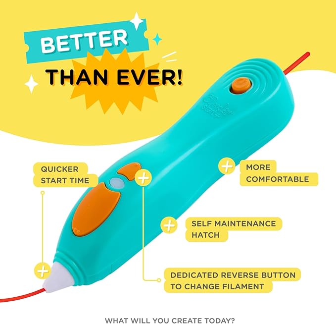 3Doodler Start+ Essentials 3D Pen Set for Kids, Easy to Use, Learn from Home Art Activity Set, Educational STEM Toy for Boys & Girls Ages 6+