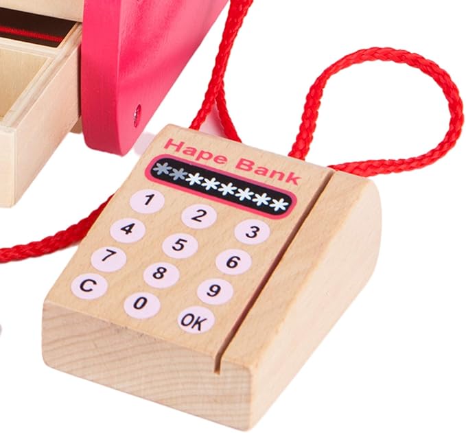 Hape Checkout Wooden Register Pretend & Play Role Play Set with Accessories