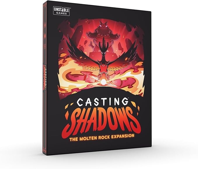 Unstable Games - Casting Shadows: Molten Rock Expansion - Designed to be Added to Your Casting Shadows Base Game - Great for Family Game Night