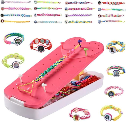 QDGMXIV Bracelet Making Kit for Girl 7 8 9 10 11 12 Year Old, Arts and Crafts Kid Gifts for Birthday