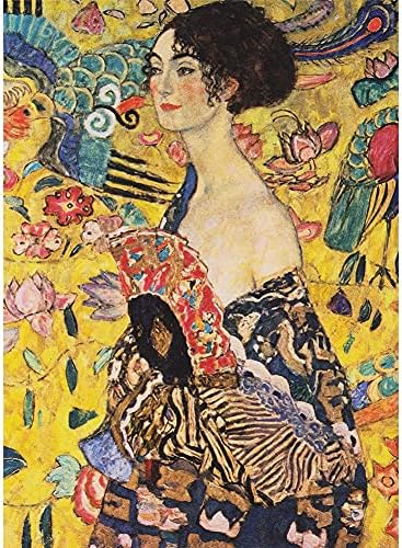 MaxRenard Game Jigsaw Puzzle 1000 Pieces and Up Fine Art Collection Toy Klimt Lady with Fan