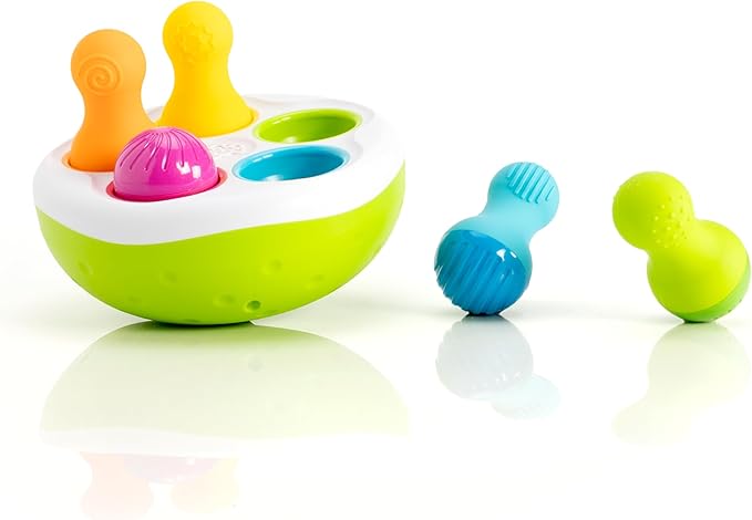 Fat Brain Toys SpinnyPins - Sensory & Motor Skills Toy for Babies & Toddlers