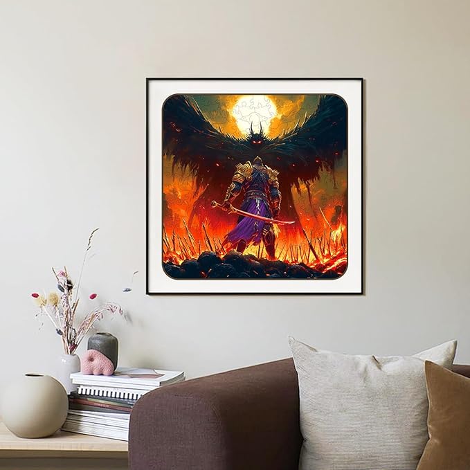 Wooden Jigsaw Puzzle, 200-500 Pieces Unique Shape Animal Puzzle, for Adults & Kids, Birthday Gift Family Game, Decorative Puzzle, Unique Gift (Eclipse of Valor, 200 PCS)