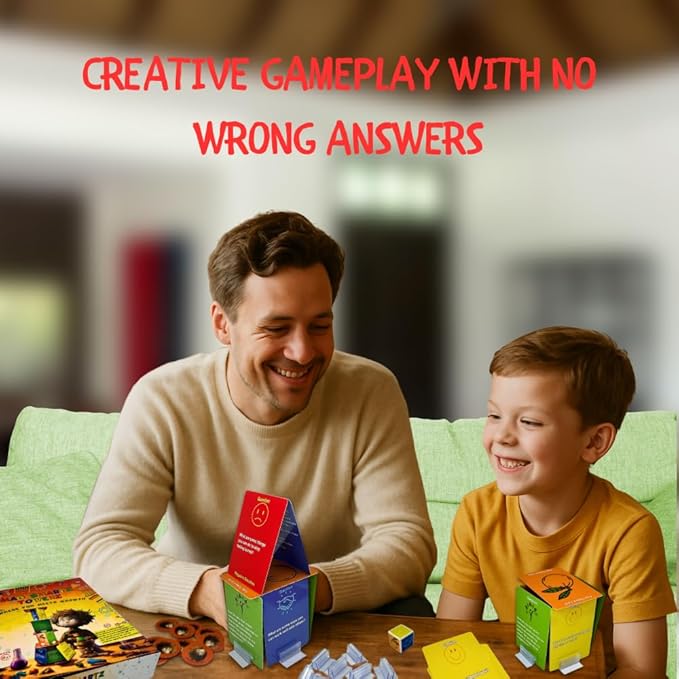 MAD SMARTZ TOWERZ an Interpersonal Skills Card Game for Anger & Emotion Control, Empathy, & Social Skills; Top Educational Learning Resource for Kids & Adults; Fun for School and Therapy