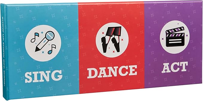 Sing, Dance, Act | The Performance Party Game | 3+ Players | School Games | Family Games | Stocking Stuffers | Birthday Gift |