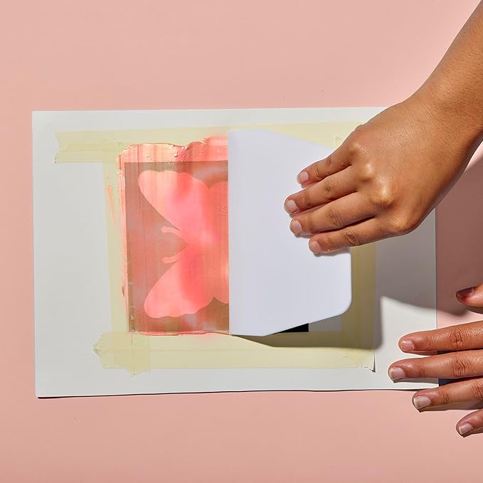 Bright Stripes Wish*Craft Print Studio – Arts and Crafts Kit for Beginners and Seasoned Crafters, Ultimate Crafting Station, Complete DIY Set with Art Supplies to Create Customized Fabric Designs