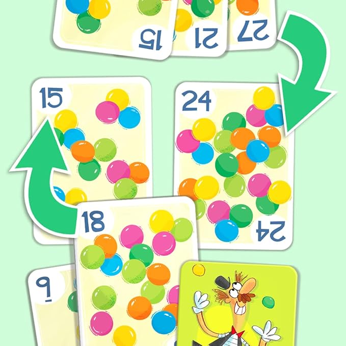 Melon Rind Jump 3, Math Game for Kids Learning Multiples of 3, Lively Card Game, a Fun Math Activity for Boosting Confidence, Quick and Easy Screenless Fun, Ages 7+