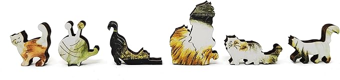 Wooden Jigsaw Puzzle for Adults - Uniquely Shaped Pieces - Made in The USA by FoxSmartBox - 350 Pieces - My Wife's Lovers