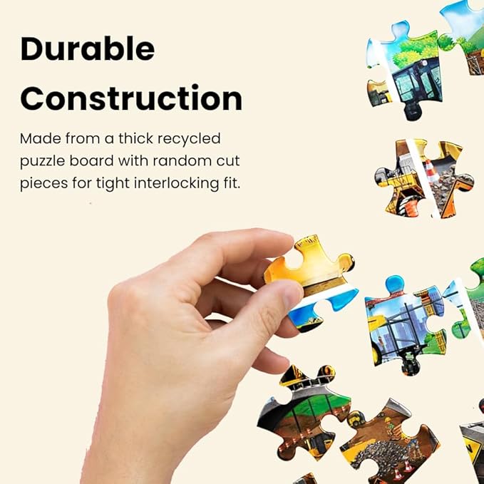 MasterPieces – Jigsaw Puzzle Set for Kids 6+ Years, 4-Pack of 100 Pieces, Educational and Fun Game, Purple Glow in the Dark Collection, Gift Idea for Children, 8" x 10