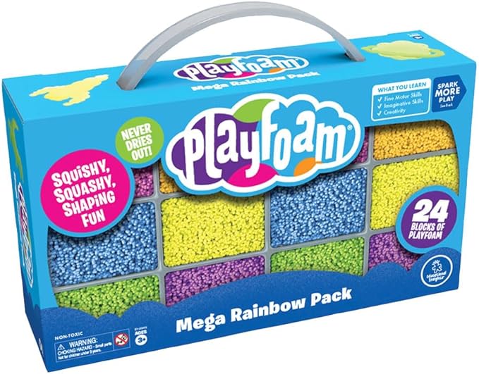Educational Insights Playfoam Mega Pack with 10 Colors of Playfoam, Non-Toxic, Sensory Toy for Boys & Girls, Ages 3+