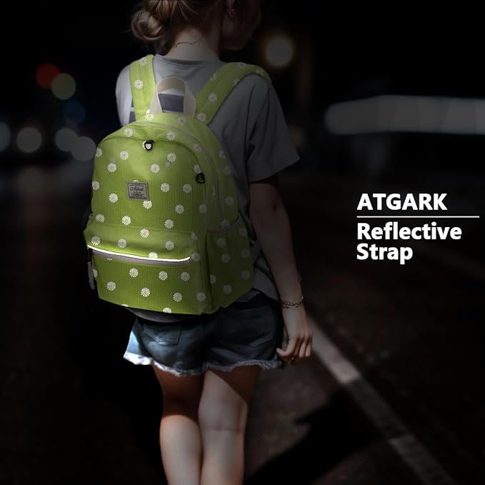 Corduroy Kids Backpack for Girls 6-10: Girls Backpacks for Elementary Kindergarten 15” H Fit Folder