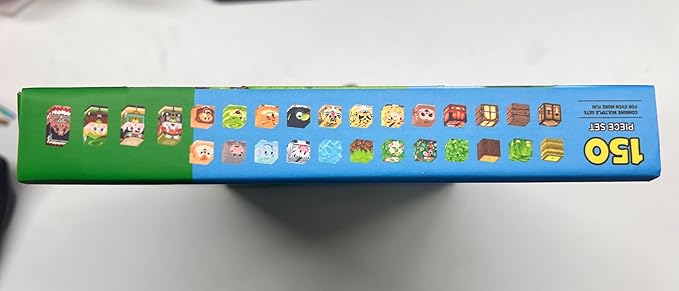 150 Magnetic Blocks – Mine Magnet Game Building Craft, STEM Constructions Toy, Jungle Animals, Sensory Stacking Cubes Kids Toys, Christmas Birthday Gifts for Boys Girls Age 3-5, 5-7, 4-8, 8-12