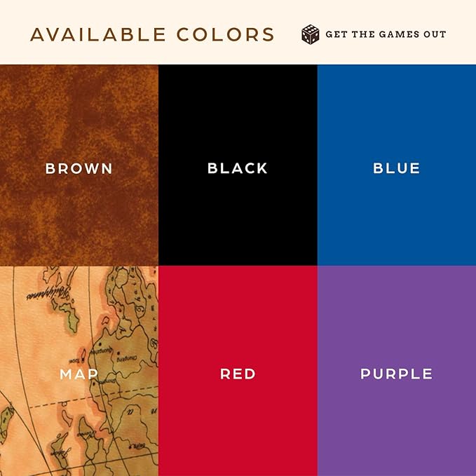 Get The Games Out Backgammon Set, Classic Board Game Case, 2 Players, Includes Strategy & Tip Guide, Perfect for Parties and Family Game Nights -Small, Purple