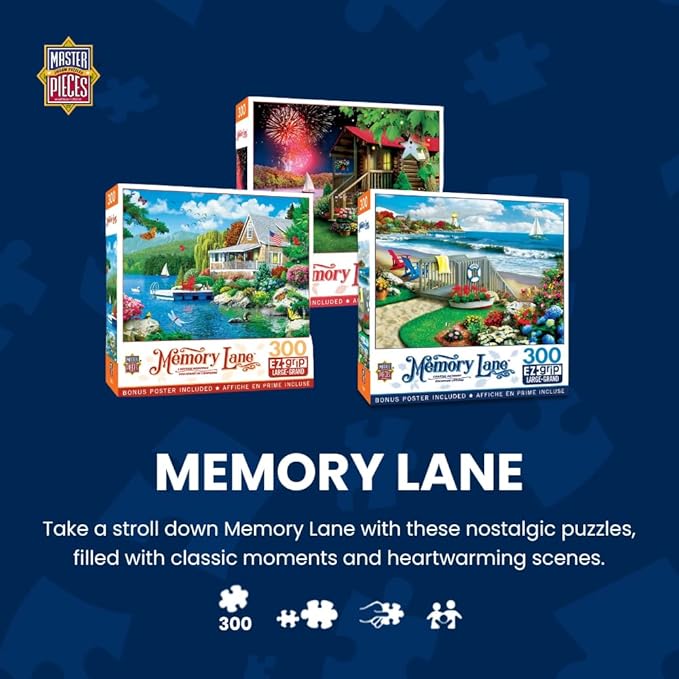 Masterpieces 300 Piece EZ Grip Jigsaw Puzzle - Summer Celebration - 18"x24"