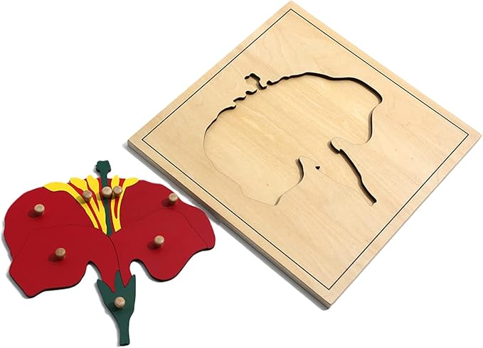 MEYOR Montessori Flower Puzzle for Learning Toy