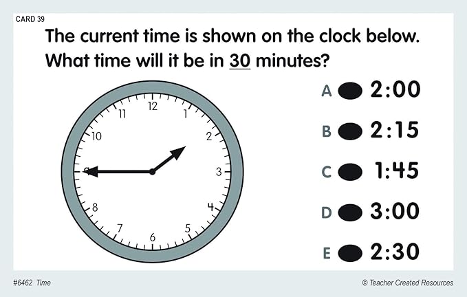 Teacher Created Resources Power Pen Learning Cards: Time (6462) Medium