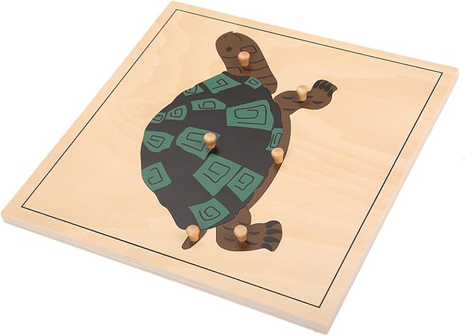 MEYOR Montessori Turtle Puzzle for Early Preschool Education Learning Toy