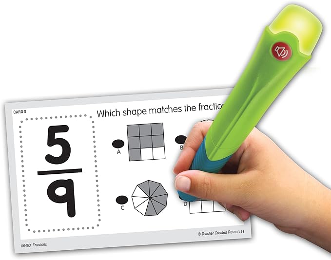 Teacher Created Resources Power Pen Learning Cards: Fractions (6463)