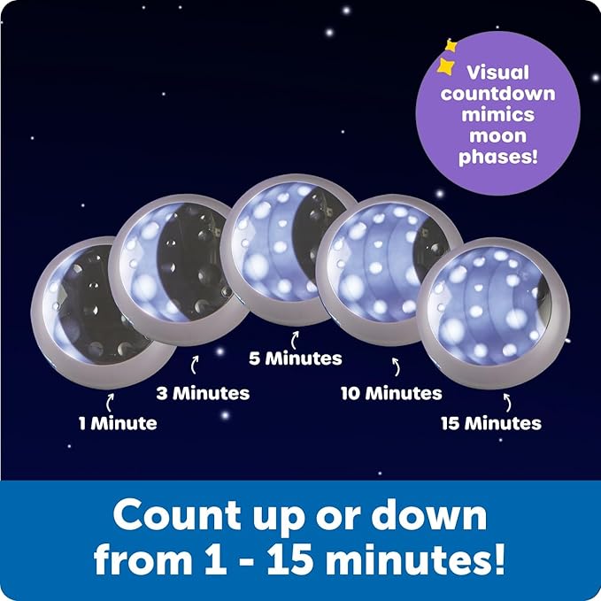 Learning Resources Bedtime Routines - Visual Timer for Kids, Night Light, Time Management Tools for Daily Organization, Count Down Clock, Homeschool Supplies