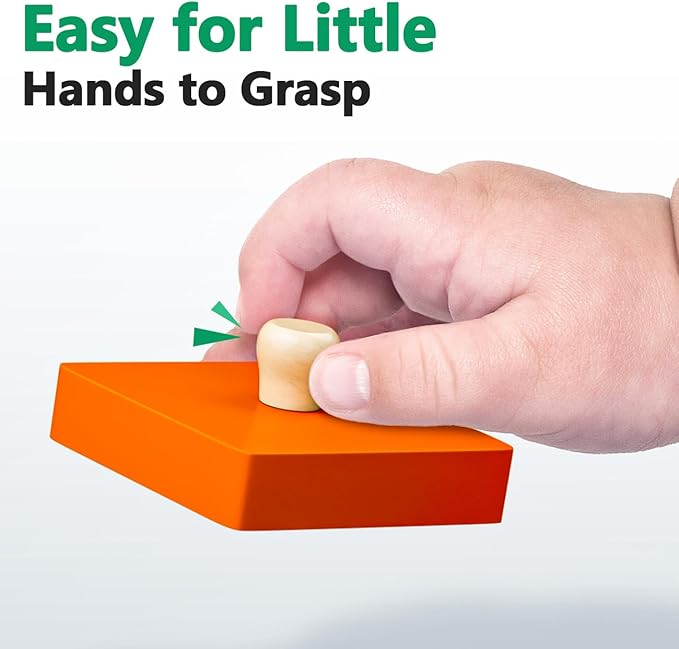 Wooden Shapes Puzzles for Toddlers : Montessori Toys for 3 4 5 Year Old Boy Birthday Gifts - Shape Color Match Peg Puzzles - Learning Educational Toys for Toddlers Age 3 4 Year Old Girl