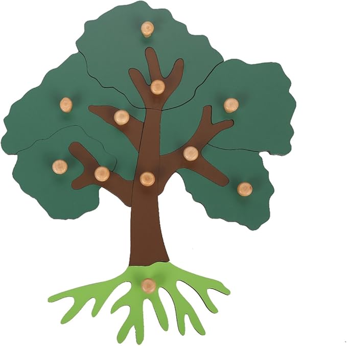 MEYOR Montessori Tree Puzzle for Early Preschool Education Learning Toy