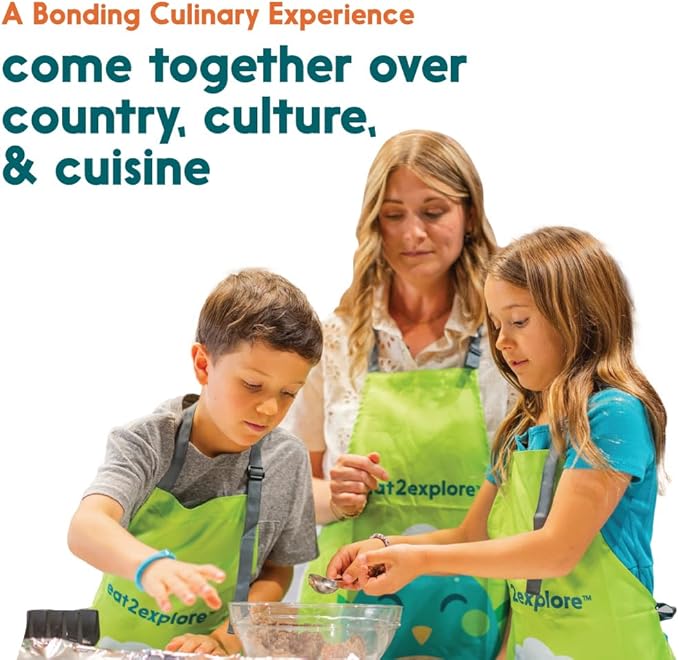 eat2explore Cooking Kits for Kids - Interactive & Educational Real Kids Cooking Kit with 3 Recipe Cards - (Ireland Edition)