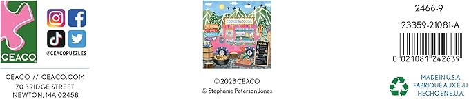 Ceaco - Food Trucks - Festive Food Truck II - 500 Piece Jigsaw Puzzle