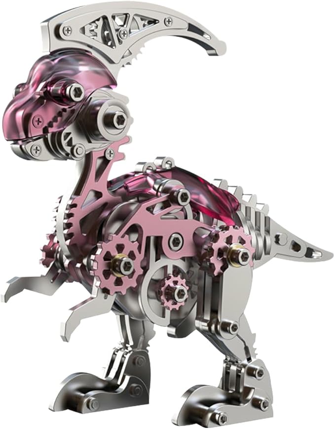 3D Metal Puzzles for Adults,Mechanical Dinosaur 3D Metal Puzzle,Steel Dinosaur Series DIY 3D Metal Model Kits,Home Decoration Art Handicrafts Gifts Toys