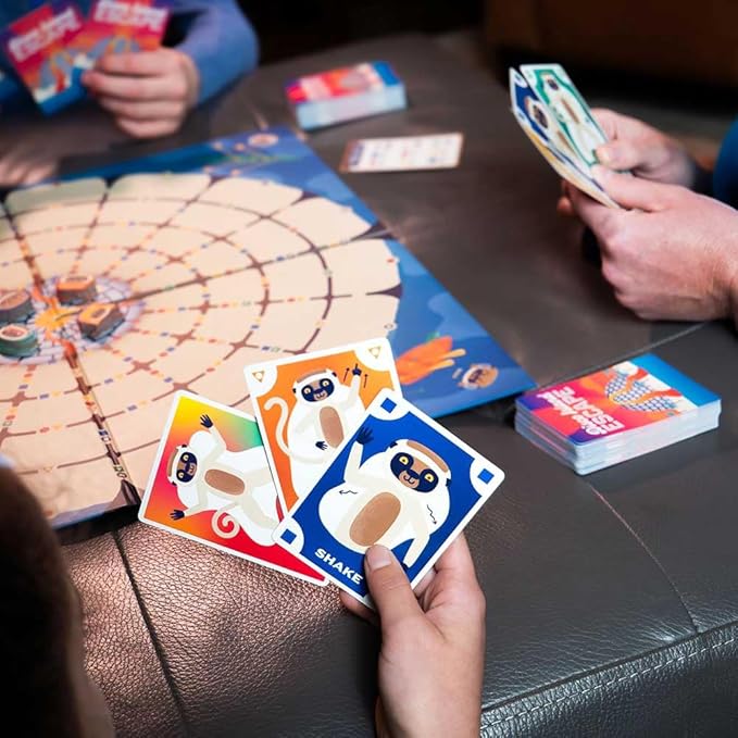 Disco Island Escape Board Game | Race Your Dancing Lemurs Across Lava Streams | Perfect Family Game | 2-4 Players, Ages 8+