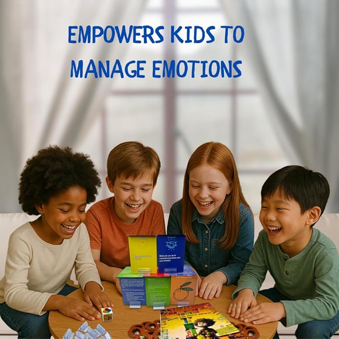 MAD SMARTZ TOWERZ an Interpersonal Skills Card Game for Anger & Emotion Control, Empathy, & Social Skills; Top Educational Learning Resource for Kids & Adults; Fun for School and Therapy