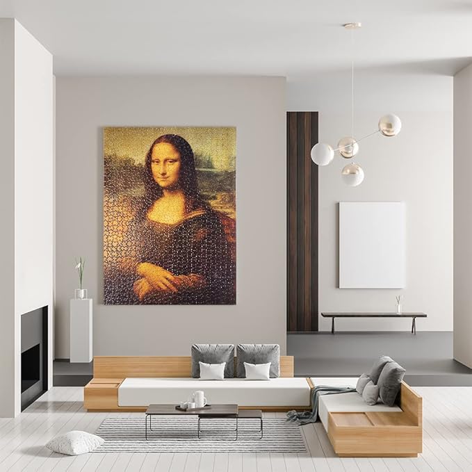 MaxRenard Game 1000 Pieces Jigsaw Puzzle Fine Art Collection Toy Leonardo Da Vinci Mona Lisa